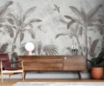 Tropical Palm Leaf Wallpaper Mural   Art - Image 3