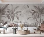 Tropical Palm Leaf Wallpaper Mural   Art - Image 4