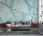 Tropical Palm Leaf Wallpaper Vintage Banana Leaf Wall Mural - Image 3