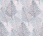 Tropical Palm Leaves Wallpaper Pink & Blue Botanical Wall Mural - Image 2