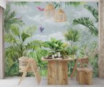 Tropical Palm Tree Wallpaper  Rainforest Wall Mural - Image 3