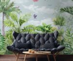 Tropical Palm Tree Wallpaper  Rainforest Wall Mural - Image 2