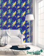 Tropical Parrot Wallpaper:  Removable Wall Decal - Image 2