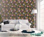 Tropical Pineapple Wallpaper: Exotic Floral  Wall Decor - Image 2
