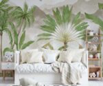 Vintage Tropical Forest Wallpaper Mural - Image 2