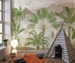 Vintage Tropical Forest Wallpaper Mural