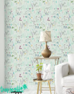 Vintage Forest Wallpaper: Boho Style Removable Wall Sticker - Image 2