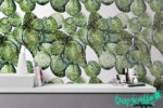 Watercolor Cactus Wallpaper:  Wall Decal