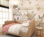 Watercolor Forest Animals Kids Wallpaper Mural - Image 4
