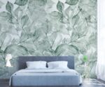 Watercolor Palm Leaves Wallpaper Mural Tropical  Wall Art - Image 3