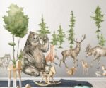 Woodland Animals Wall Decal  Nursery Decor - Image 3