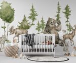 Woodland Animals Wall Decal  Nursery Decor
