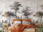 Woodland Forest Tree Wallpaper Mural:  Wall Decal for Nature-Inspired Home Decor - Image 2