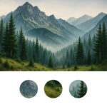 Woodland Wallpaper Mural Peel and Stick - Image 5