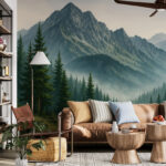 Woodland Wallpaper Mural Peel and Stick