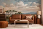 Landscape mural on the African horizon