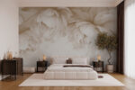 Wall mural Soft petals in gentle tones