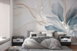 Wall mural Ethereal floral watercolor artistry - Image 3