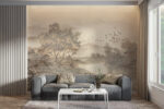 Wall mural Wall murals Landscape with trees and a river - Image 3