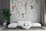 Wall mural Watercolor of a hummingbird - Image 2