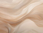 Wall mural Creamy waves of silky texture - Image 2