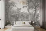 Wall mural Drawing of a forest - Image 4