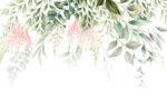 Wall mural Elegant floral design with pastel hues - Image 3