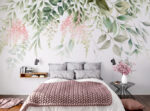 Wall mural Elegant floral design with pastel hues - Image 5