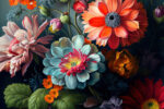 Wall mural Vibrant blooms in artistic display - Image 5