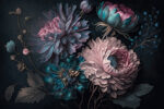 Wall mural Vibrant flowers in magical arrangement - Image 5