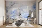 Wall mural Wall mural Group of blue flowers - Image 4