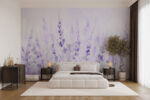 Wall mural Wall mural Painting of purple flowers - Image 5