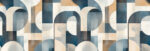 Wall mural Wall murals Colorful art piece with curved shapes - Image 5