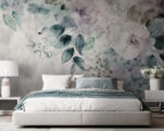 Wall mural Wall murals Floral elegance in watercolor hues - Image 2