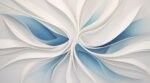 Wall mural White and blue swirls - Image 4