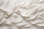 Wall mural White feathers on a surface - Image 2