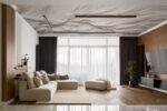Wall mural White feathers on a surface - Image 3