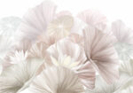 Wall mural Group of white and pink flowers - Image 6